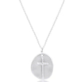 16" Necklace Sterling - Inspire Sterling Disc
