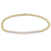 Gold Bliss Pearl 3mm Bracelet