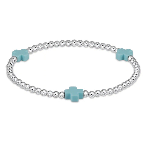Signature Cross 3mm Sterling Bracelet