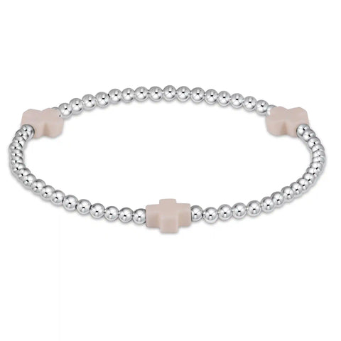 Signature Cross 3mm Sterling Bracelet