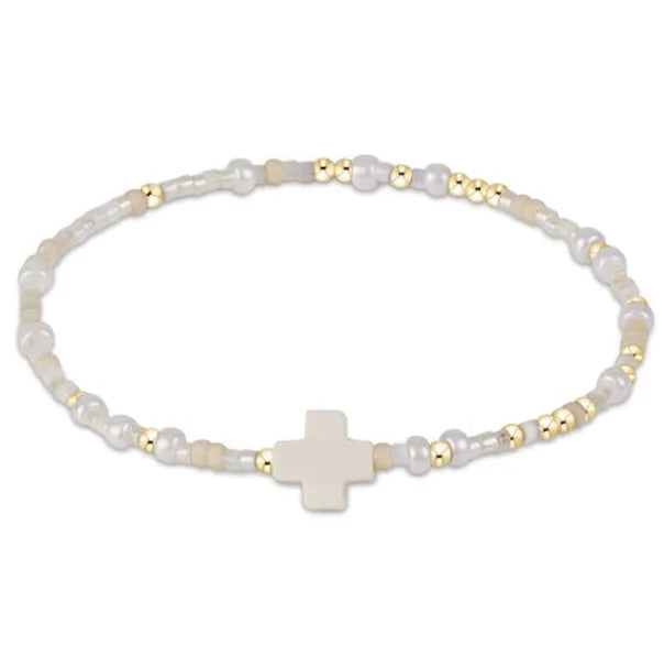 egirl Hope Unwritten Signature Cross Bracelet - Oh Snow You Didn't!