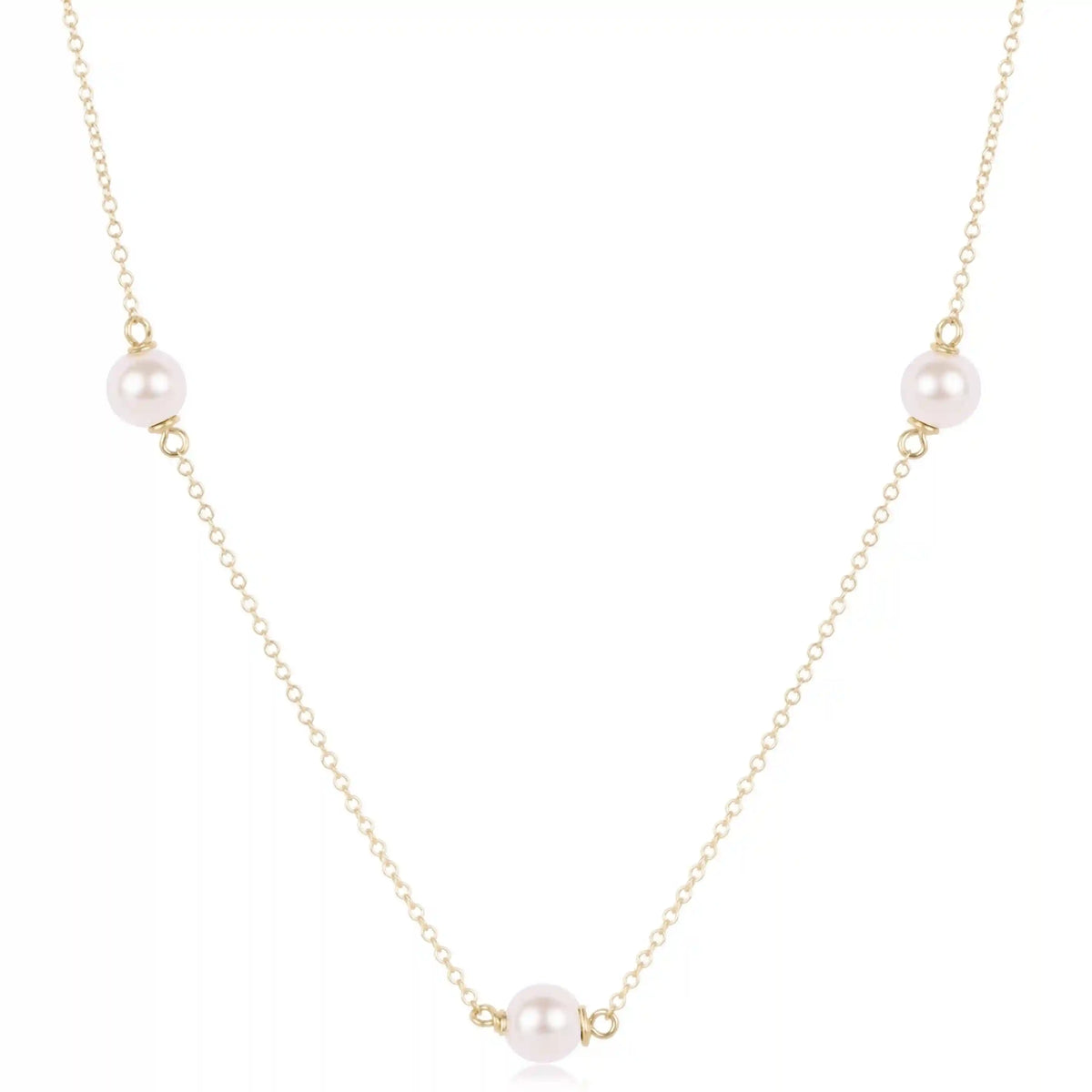 Choker Simplicity Chain Gold - Pearl 6mm