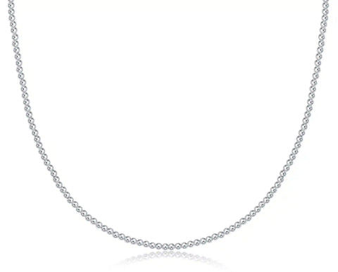 Choker Beaded - Classic Sterling 2mm