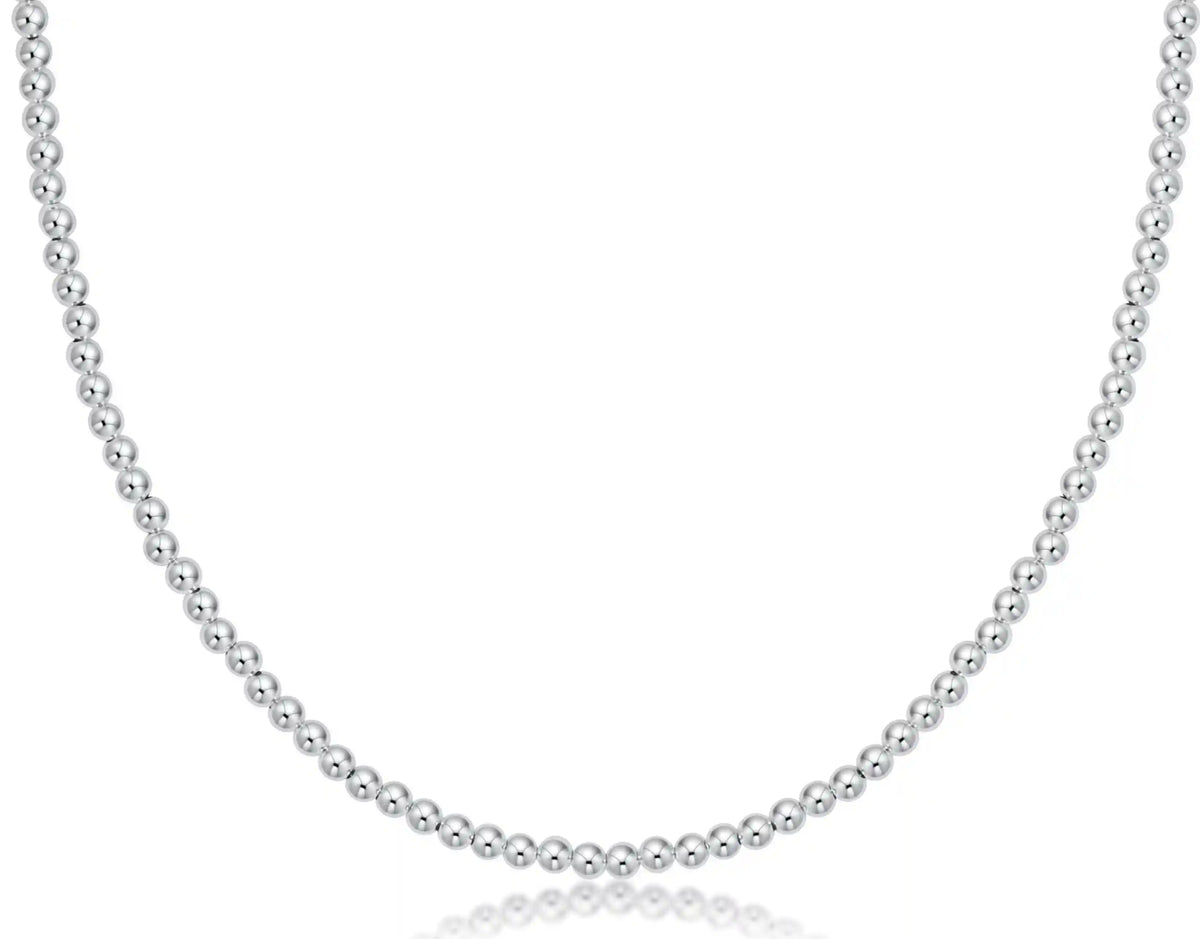 Choker Beaded - Classic Sterling 3mm