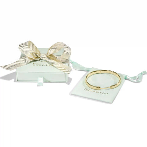 Cherish Gold Bangle Bracelet Medium