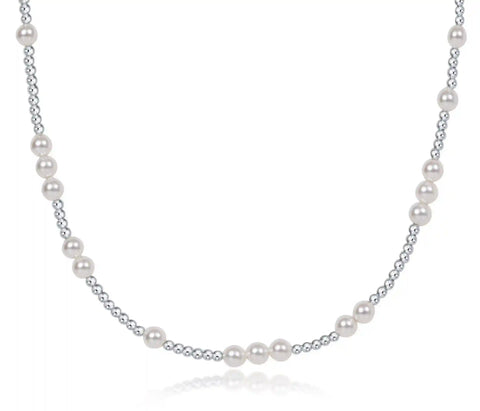 Choker Hope Unwritten Sterling - 4mm Pearl