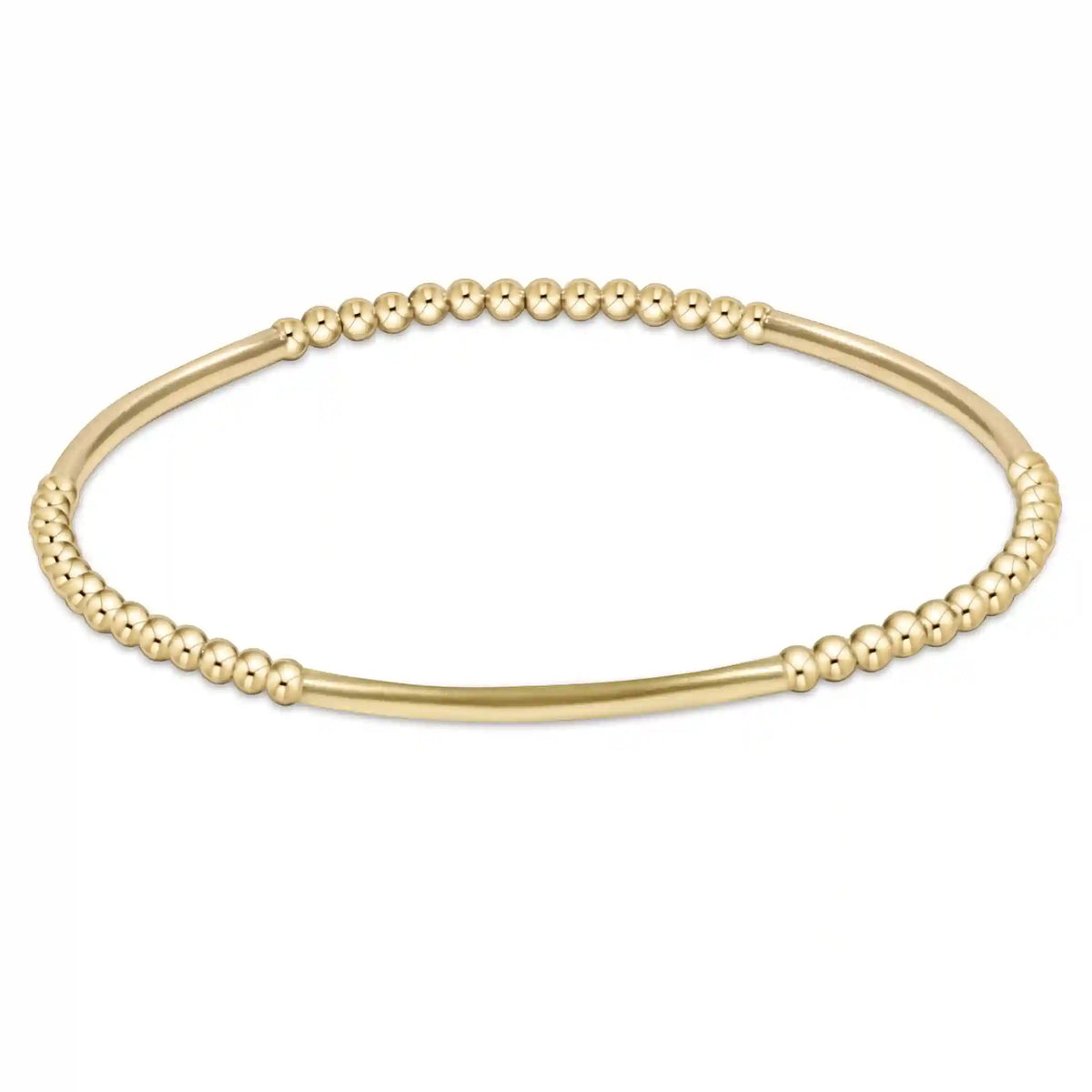 Bliss Bar Pattern Gold 2.5mm Bracelet