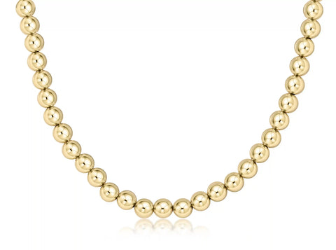 Choker Beaded - Classic Gold 8mm