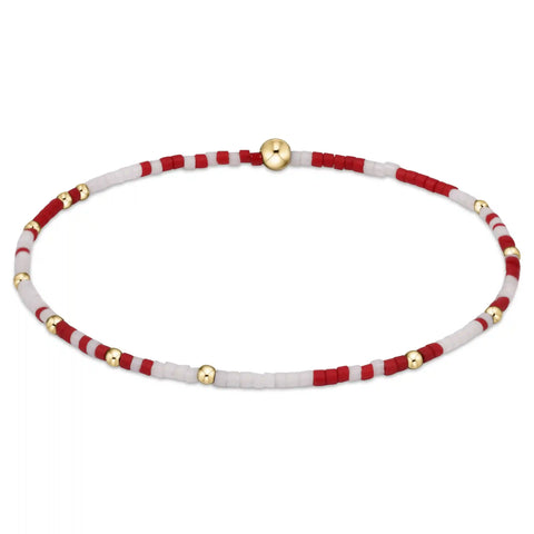 Gameday Hope Unwritten Bracelet - Crimson-White