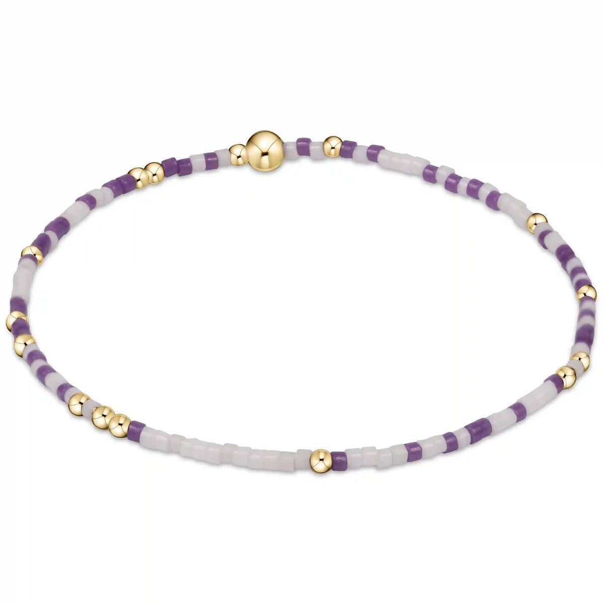 Gameday Hope Unwritten Bracelet - Purple-White