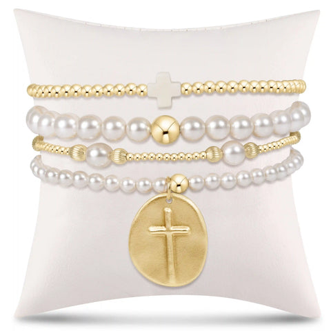e's luxe go-to gift stack - off-white