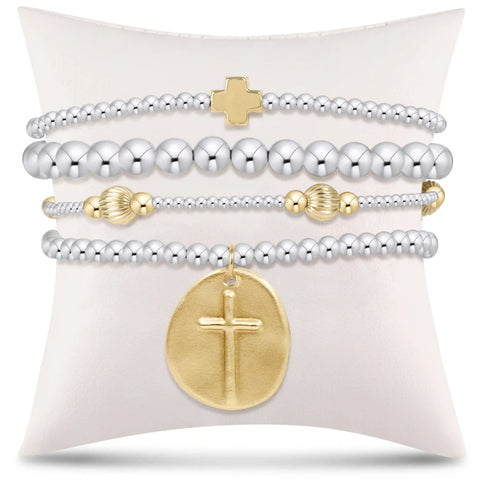 e's luxe go-to gift stack - mixed metal