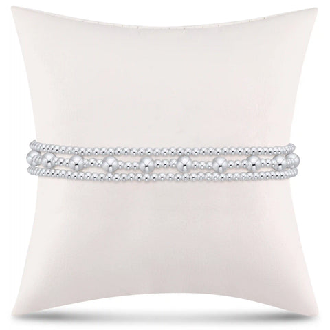 simply classic sincerity stack - sterling - stack of 3