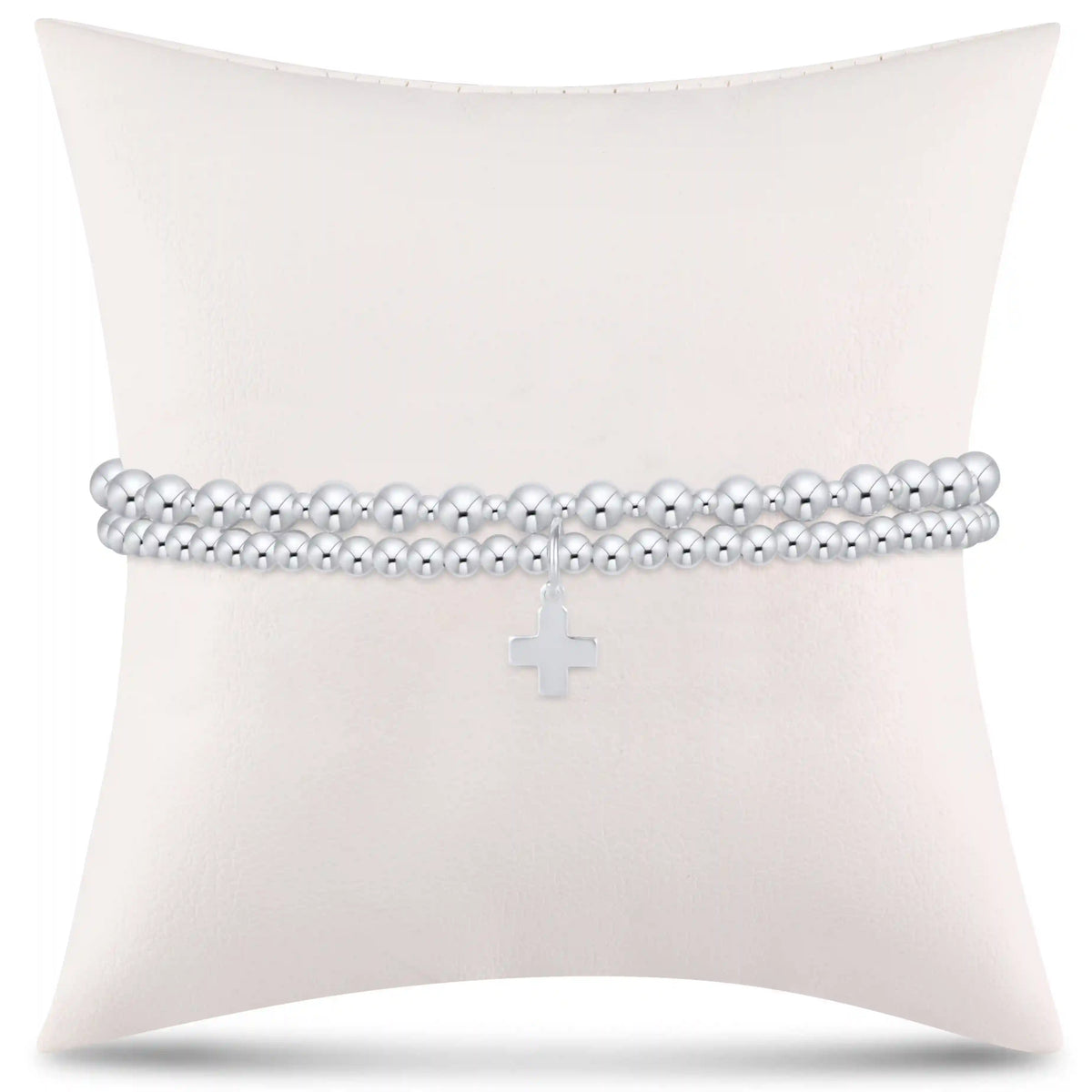 grateful for you gift stack - sterling signature cross charm