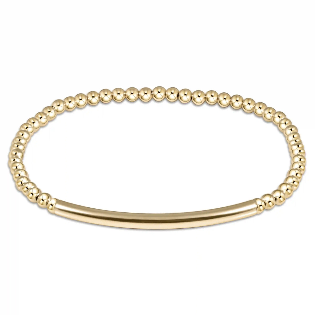 Bliss Bar Smooth Gold 3mm Bracelet