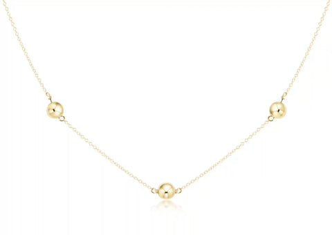15" Choker Simplicity Chain Gold - Classic Gold 6mm