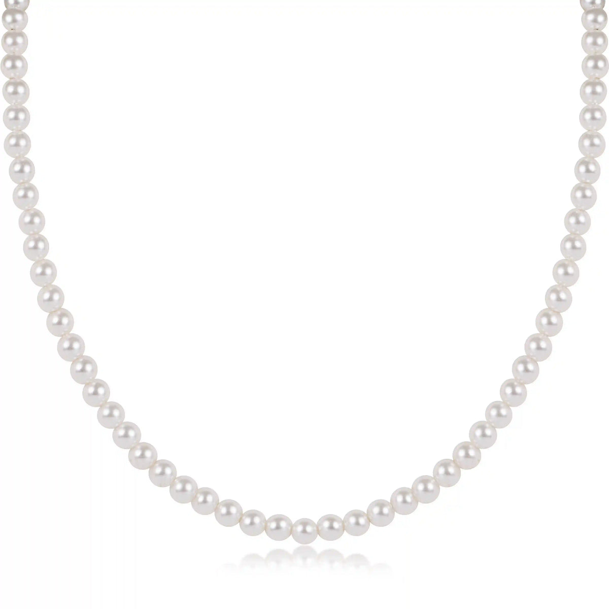 Choker Beaded - Classic Pearl 4mm
