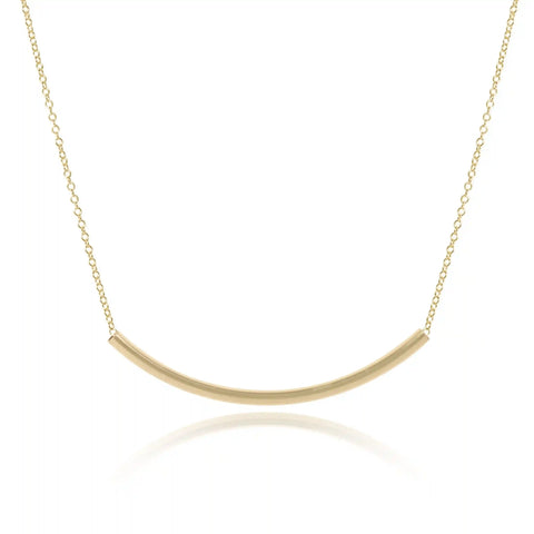 egirl 14" Necklace Gold - Bliss Bar Small Gold