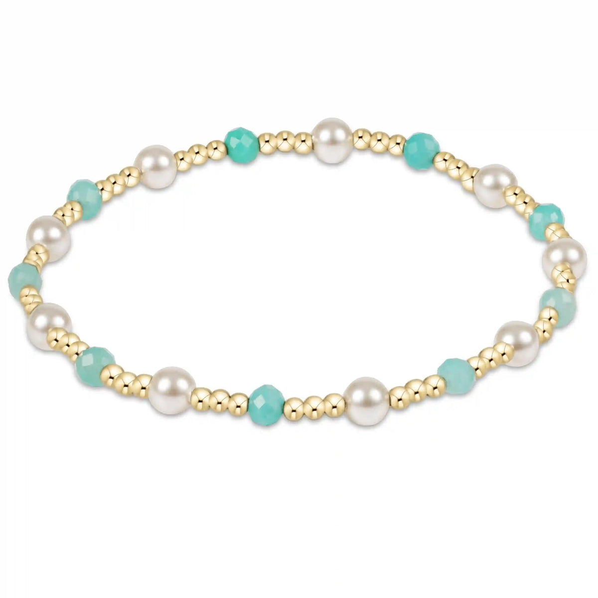 Pearl Sincerity 4mm Gem Bracelet - Amazonite