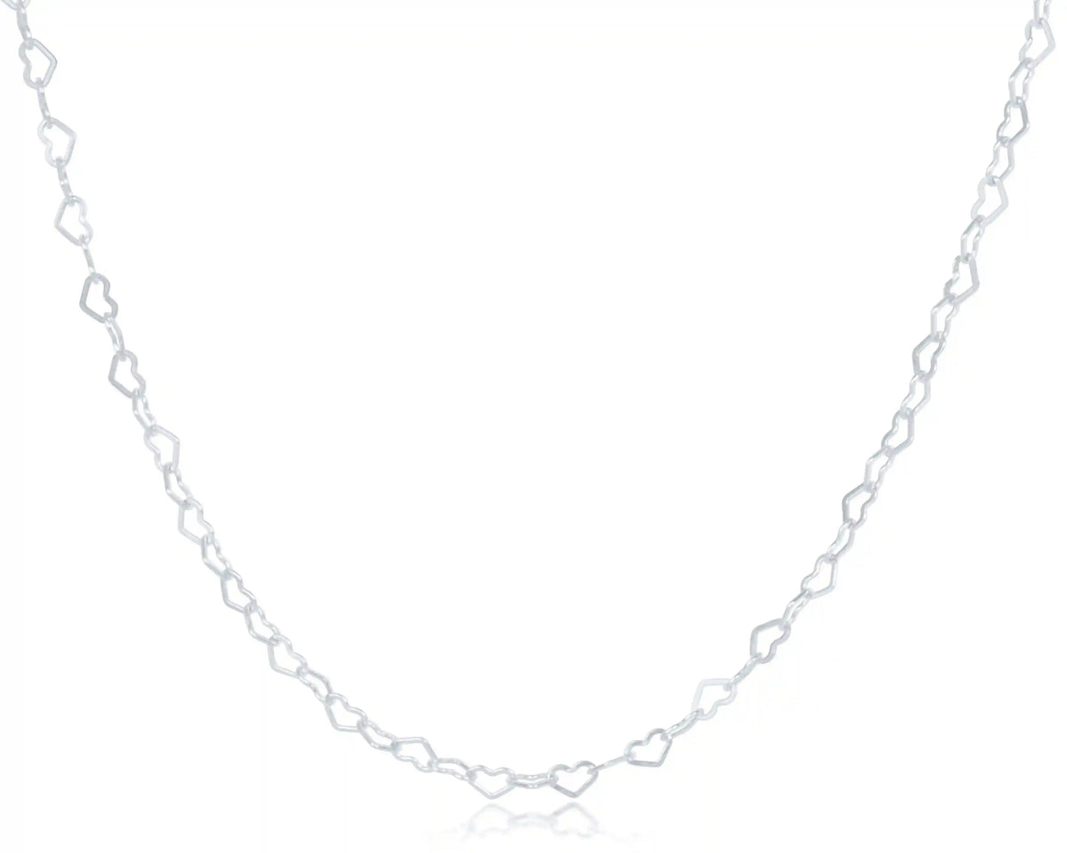 Choker Love Chain - Sterling